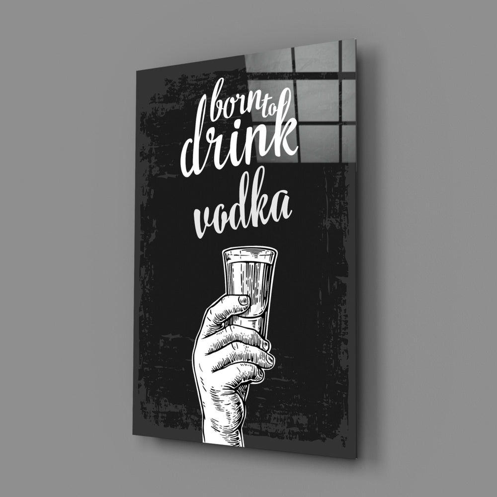 Retro-poster panel bringing bar-room wit to a contemporary man cave