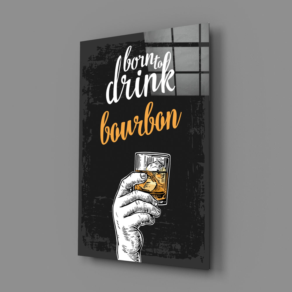 Retro-poster panel bringing bar-room wit to a contemporary man cave