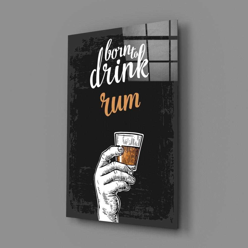 Retro-poster panel bringing bar-room wit to a contemporary man cave