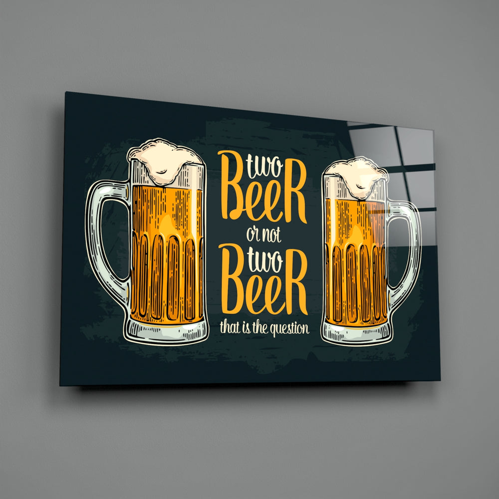Retro-poster panel bringing bar-room wit to a contemporary man cave