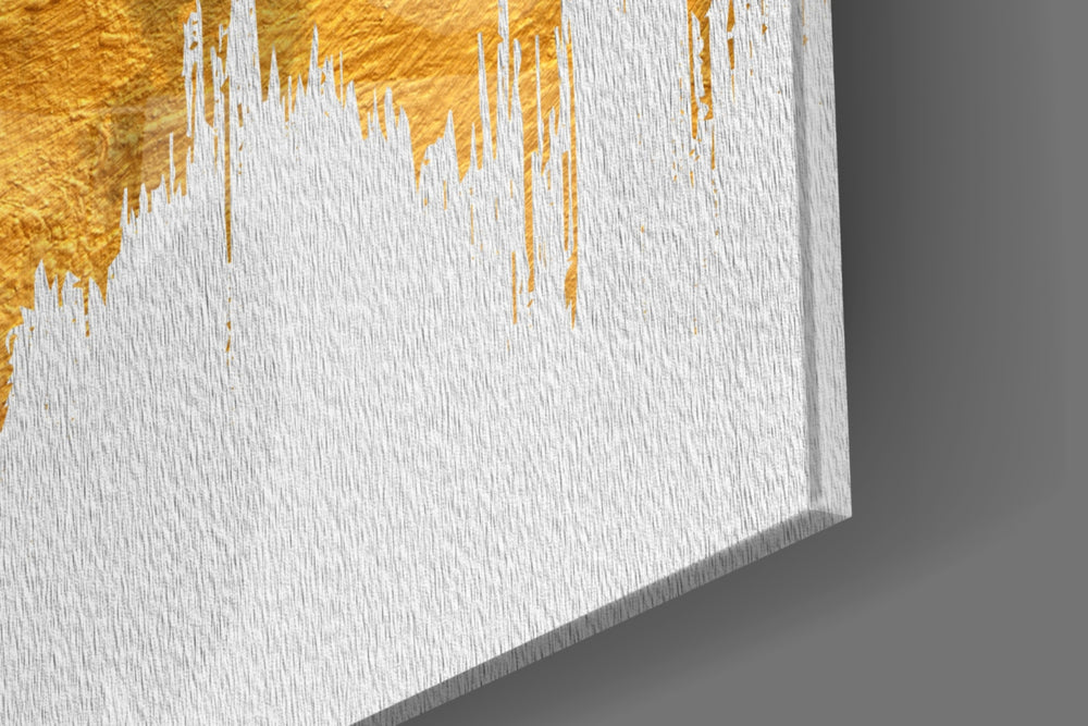 Shark artwork anchoring a wall with bold luxe palette