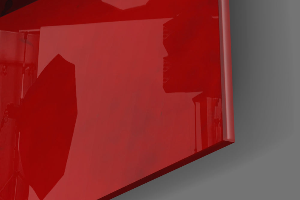 Martial Arts Master Glass Wall Art