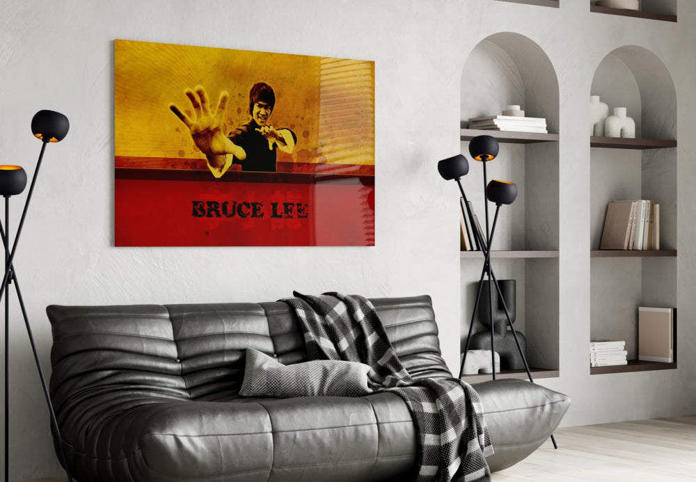 Martial Arts Master Glass Wall Art