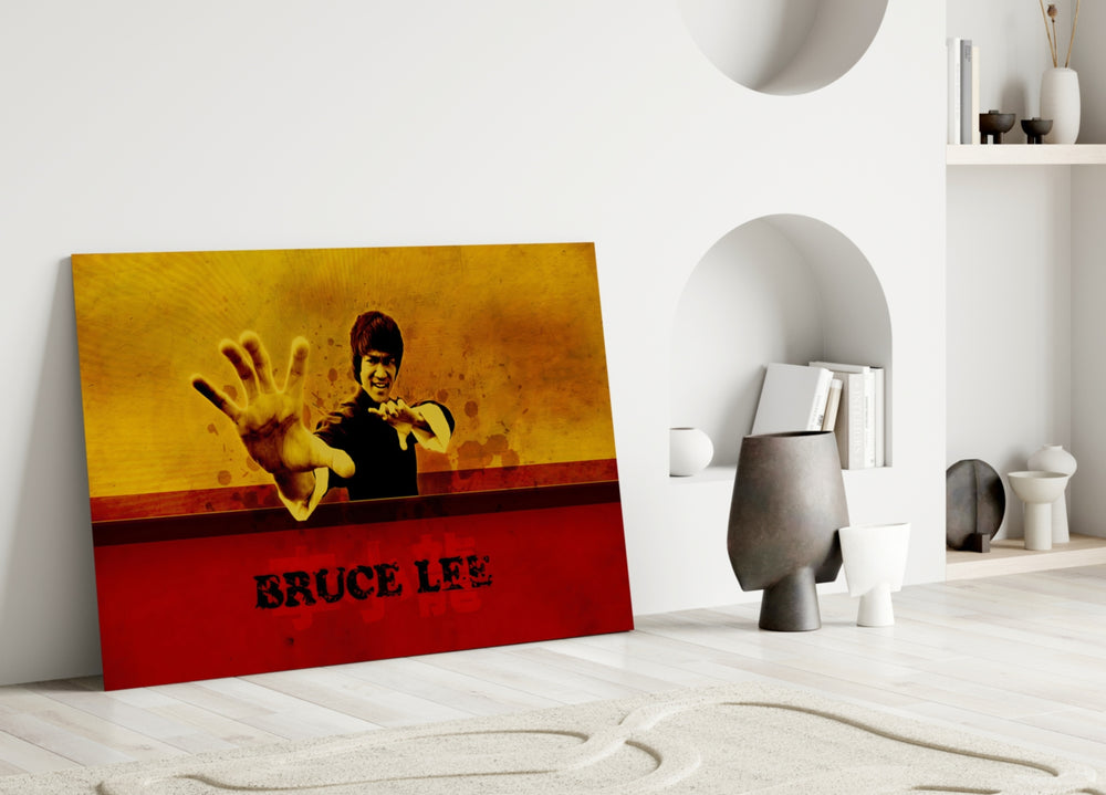 Martial Arts Master Glass Wall Art