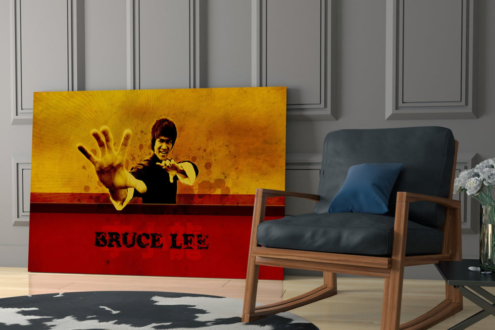 Martial Arts Master Glass Wall Art