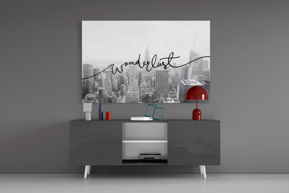 Wanderlust panel catching window light to reveal its dreamy wanderlust