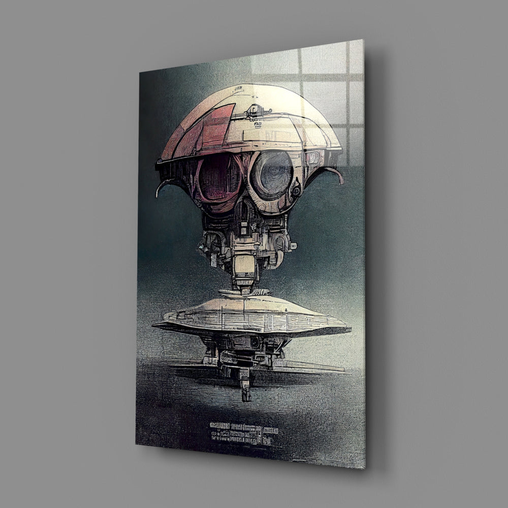 The Arrival close-up showing riveted bronze airship floating above stone desert