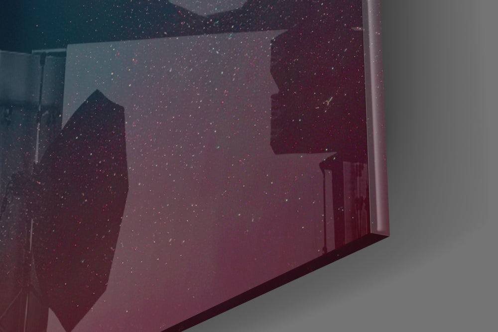 Melt of the Skull panel catching screen glow to reveal its electric playfulness