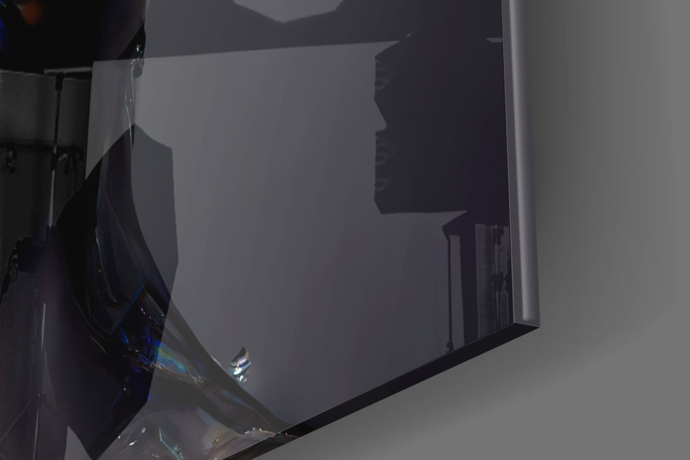 Mutation panel catching directional light to reveal its luxe mystery