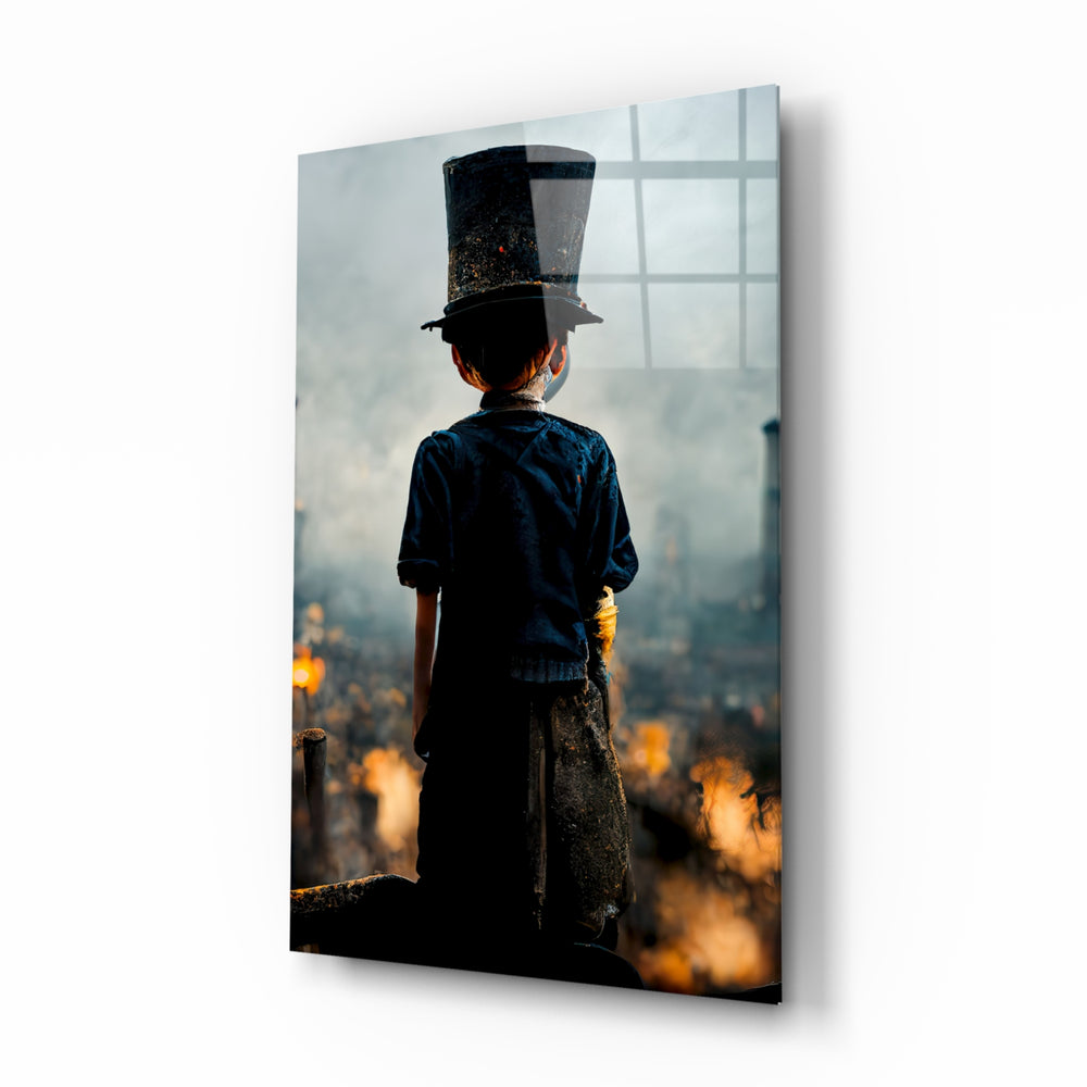 Cinematic-noir panel bringing melancholic gravity to a contemporary study