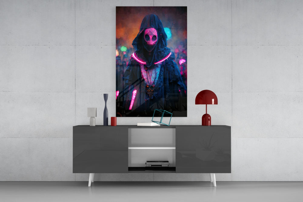 Shaman of the New World panel catching screen glow to reveal its electric mystery