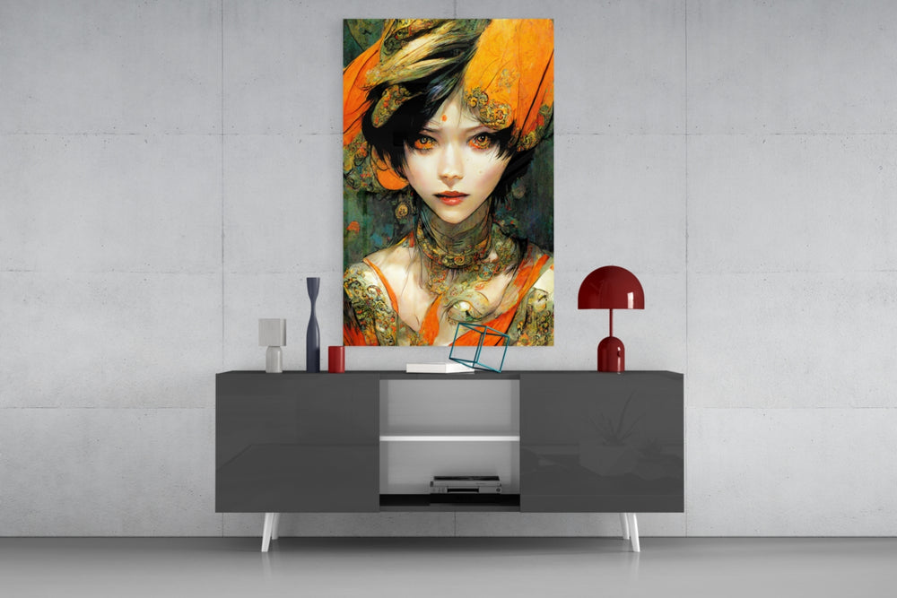The Elegiac in Eyes panel catching window light to reveal its wistful warmth
