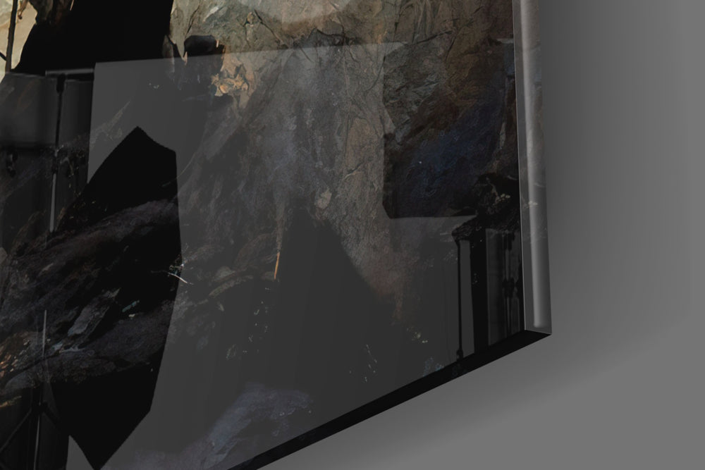 Tree of Hope artwork anchoring a wall with warm narrative palette