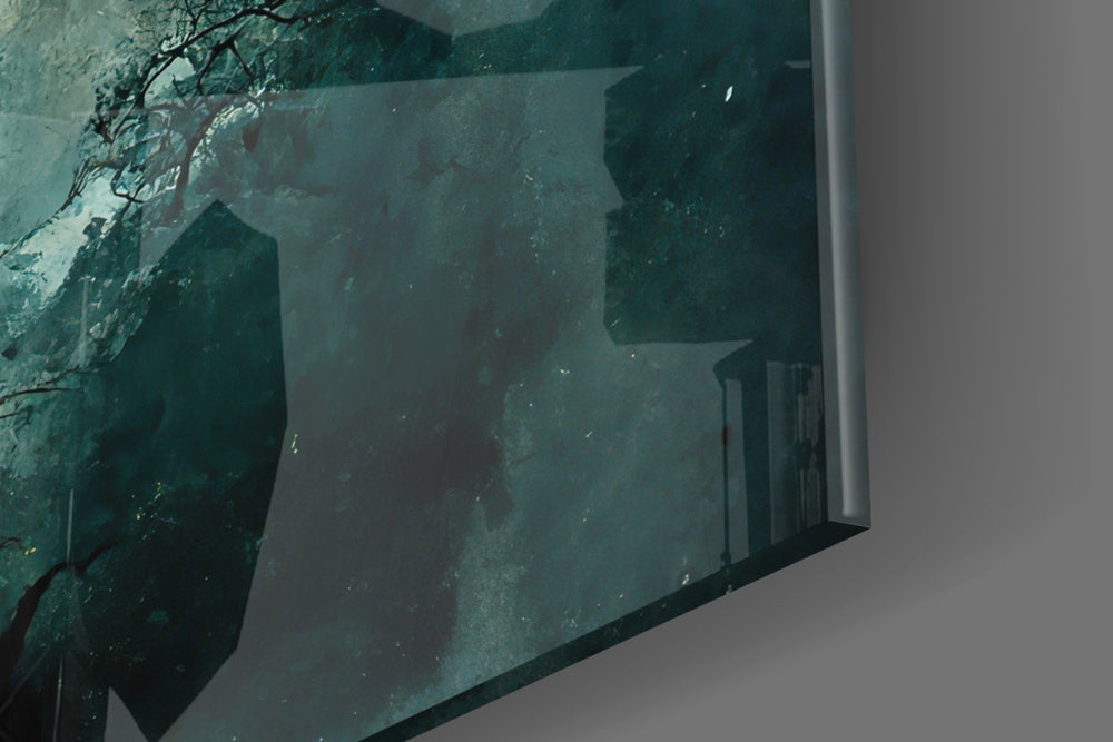 Tree of Life artwork anchoring a wall with warm narrative palette