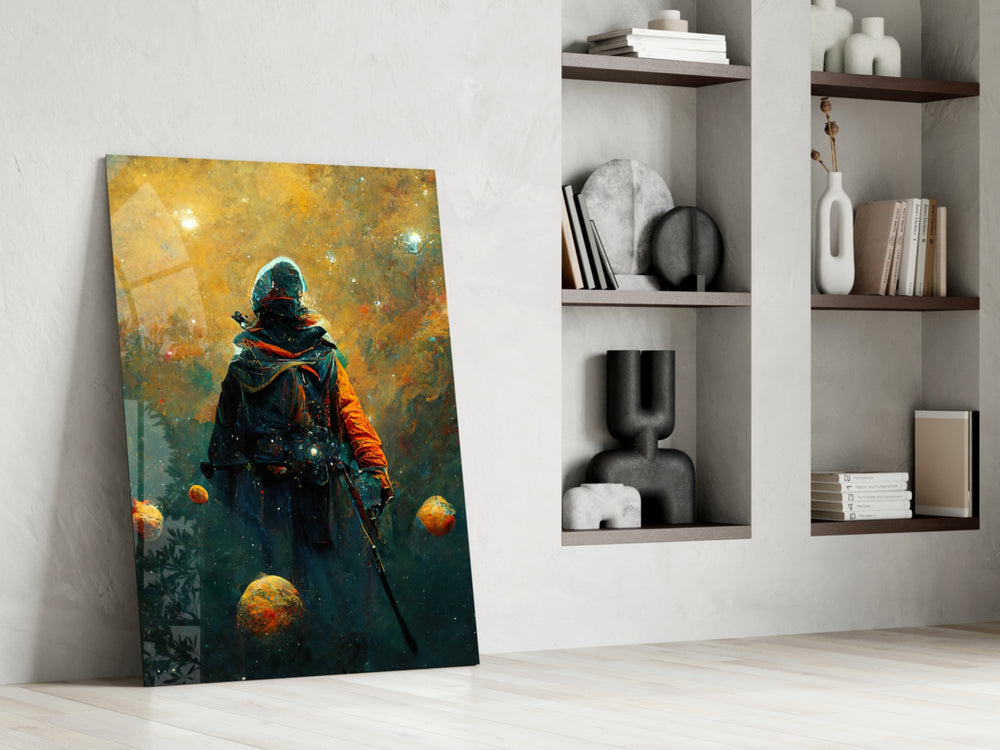 To the Freedom glass print enhancing a teen lounge with cinematic mood