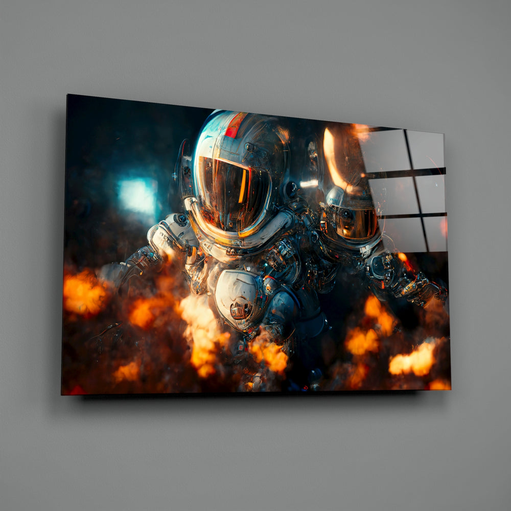 Space-action panel bringing kinetic charge to a contemporary gaming room
