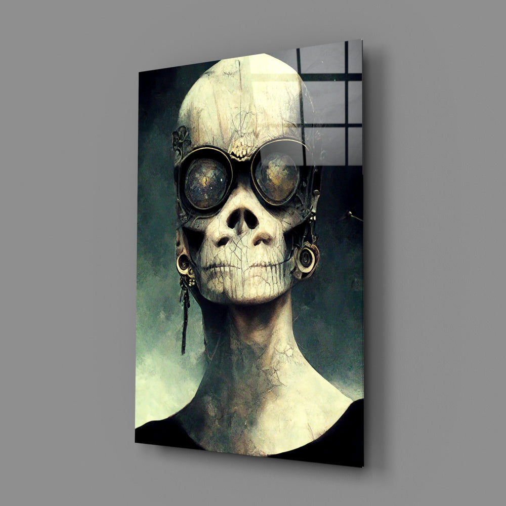 Steampunk-noir panel bringing haunted gravity to a contemporary man cave