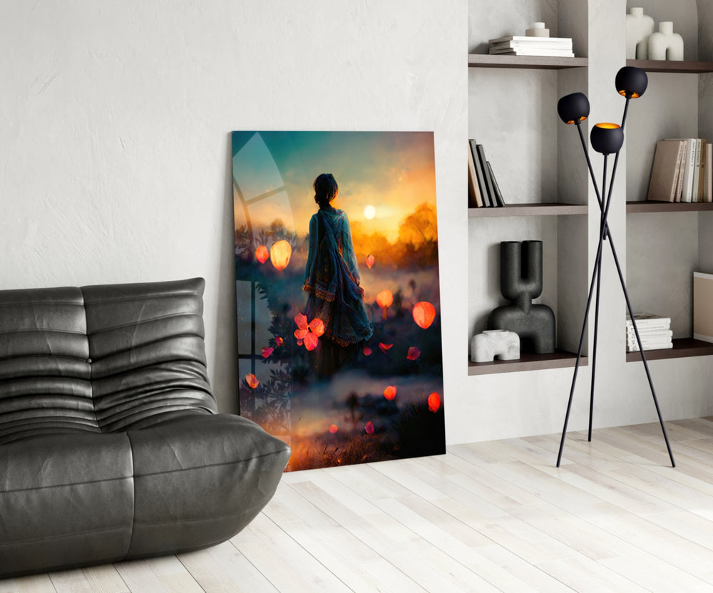 Towards Sunset panel adding editorial grace to an office