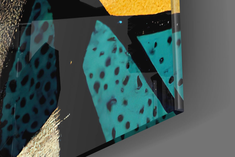 The Cat artwork anchoring a wall with bold vibrant palette