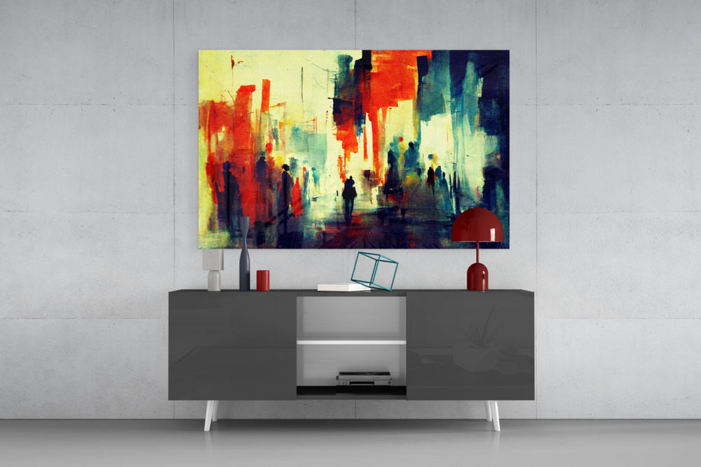 Silhouettes panel catching window light to reveal its melancholic energy