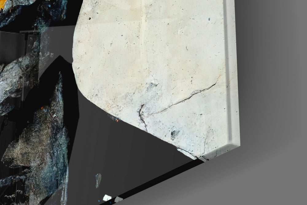 The Rebellious Look artwork anchoring a wall with bold modern palette