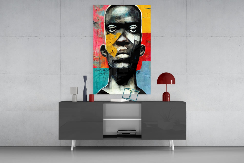 The Rebellious Look panel catching window light to reveal its raw intensity