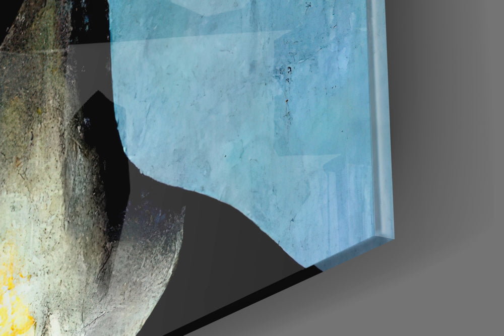 The Rebellious Look artwork anchoring a wall with bold modern palette