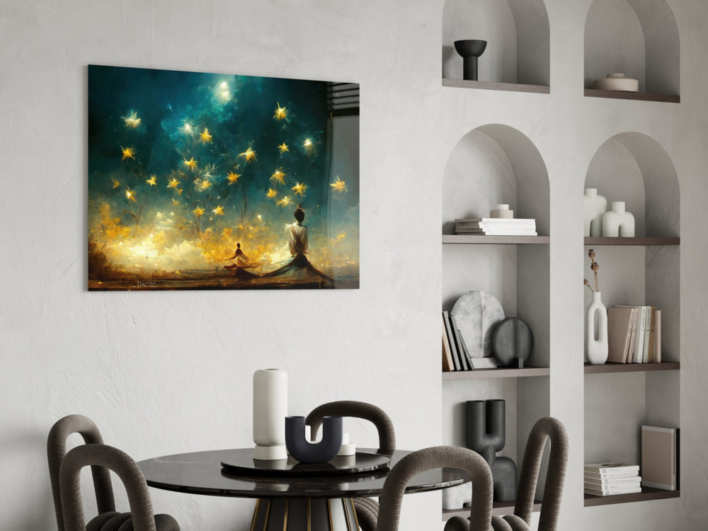 Mysticism panel adding editorial grace to a kids room