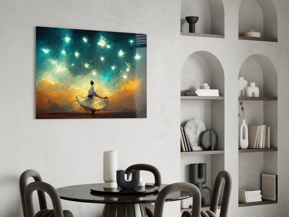 Mysticism panel adding editorial grace to a kids room