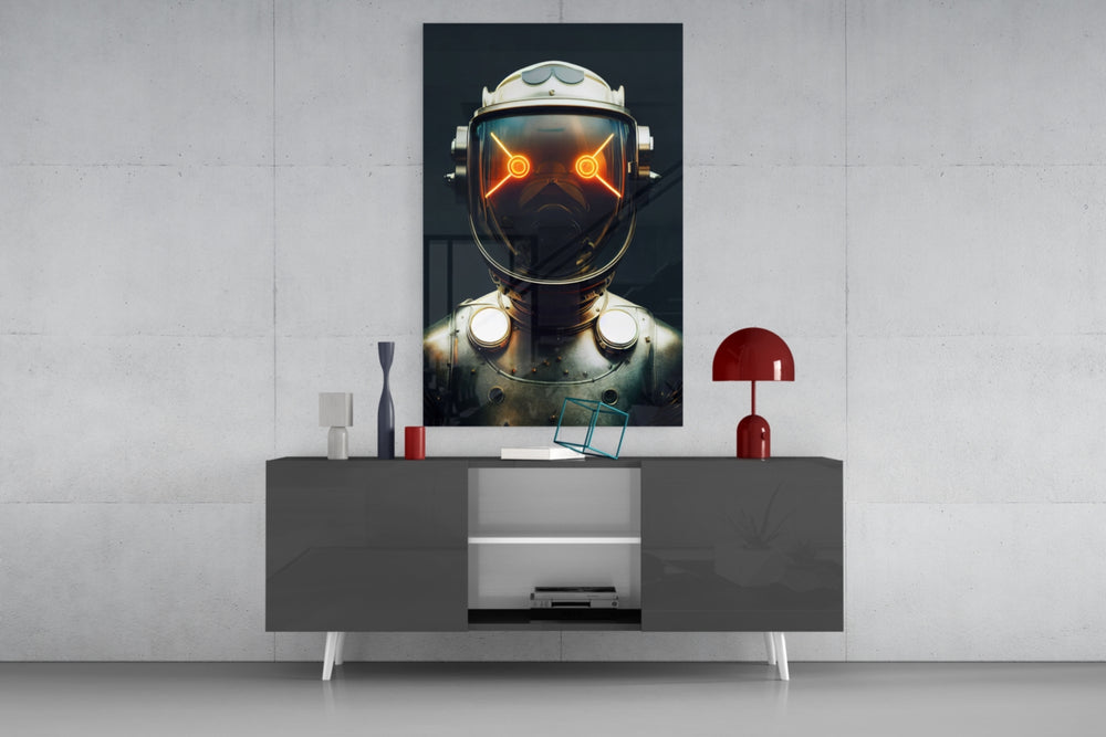 Robotic View panel catching window light to reveal its kinetic charge