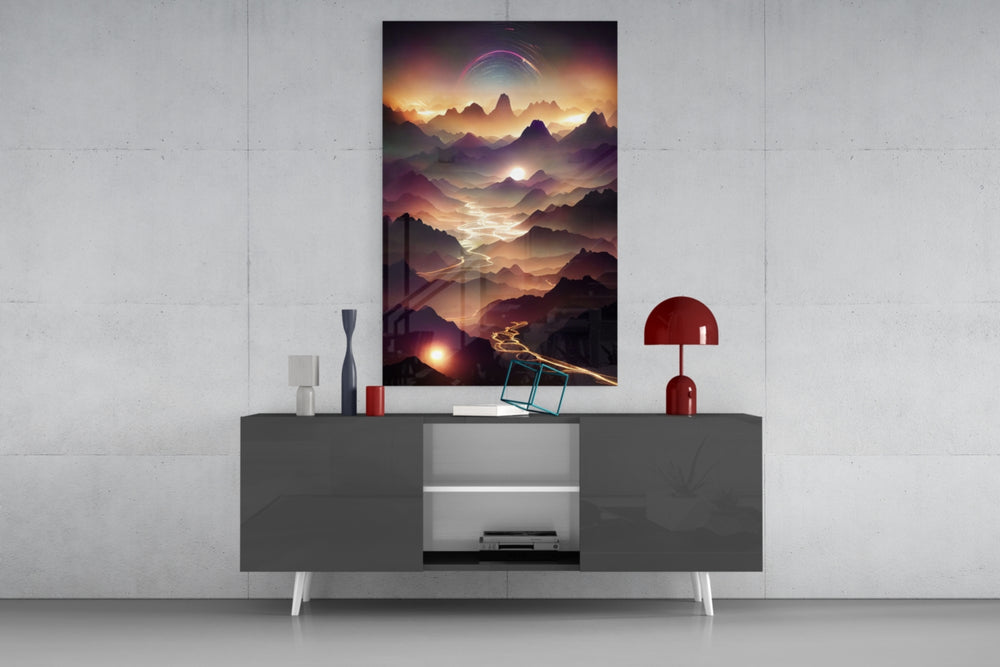 Lavas panel catching window light to reveal its monumental wonder
