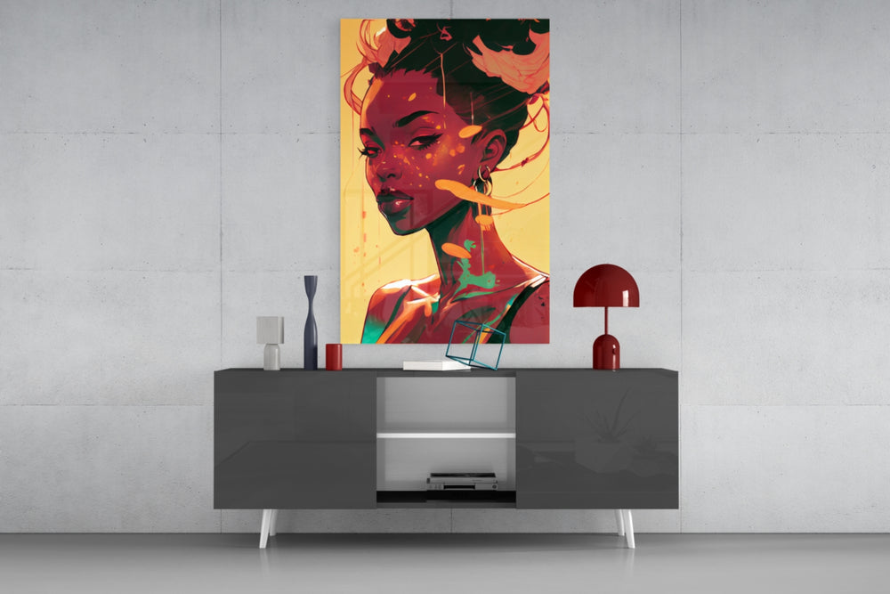 Schuh Glance panel catching window light to reveal its luminous grace