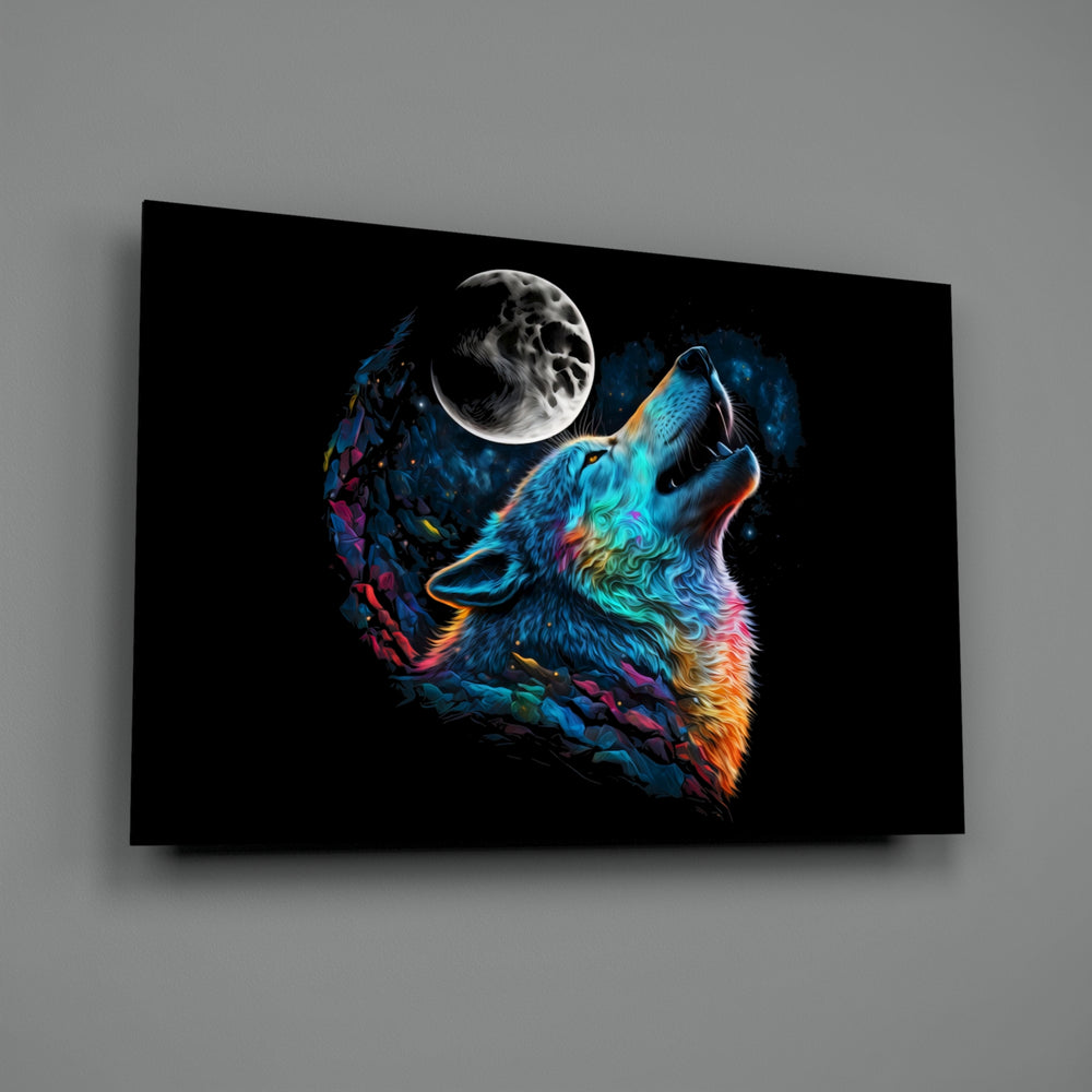 Cosmic-portrait panel bringing kinetic wonder to a contemporary living room