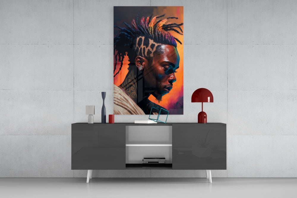 Roy Woods panel catching window light to reveal its meditative gravity