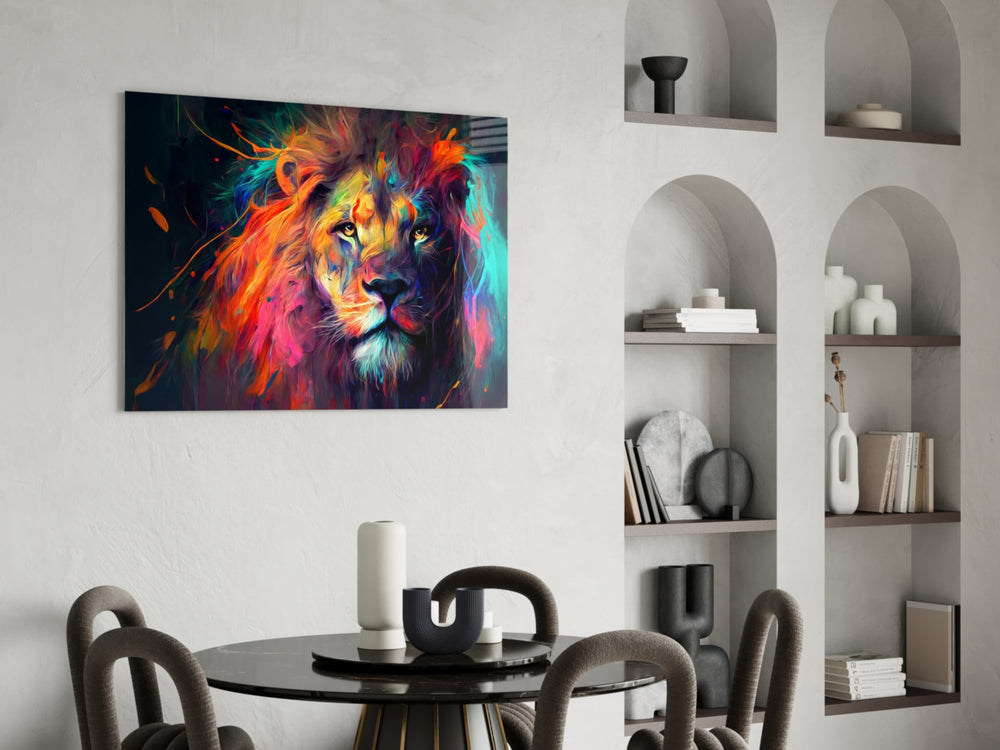 Nobility of the Lion panel adding editorial drama to a study