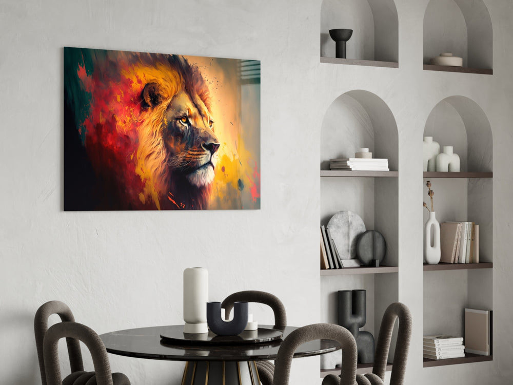 Nobility of the Lion panel adding editorial drama to a study
