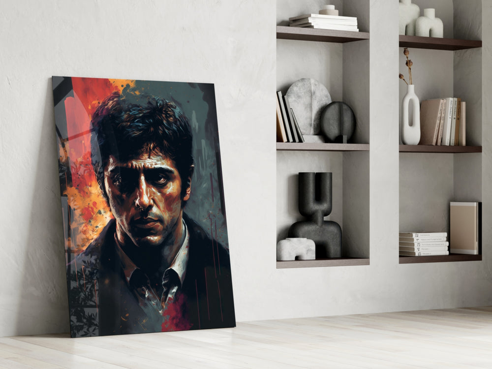 Cinematic Mob Icon Glass Wall Art || Designer Collection