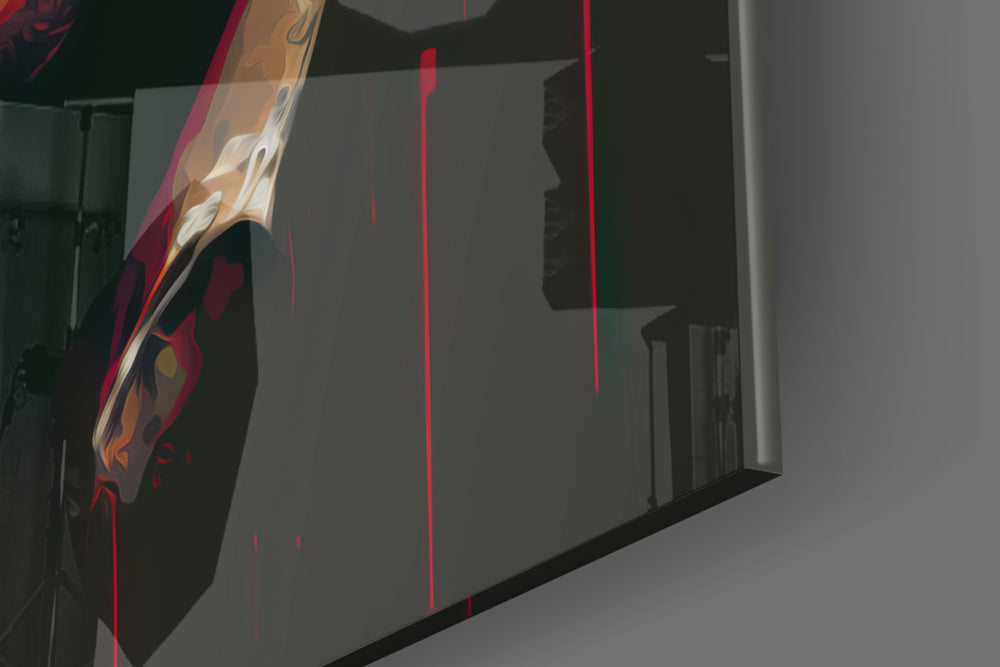 Cinematic Mob Icon Glass Wall Art || Designer Collection
