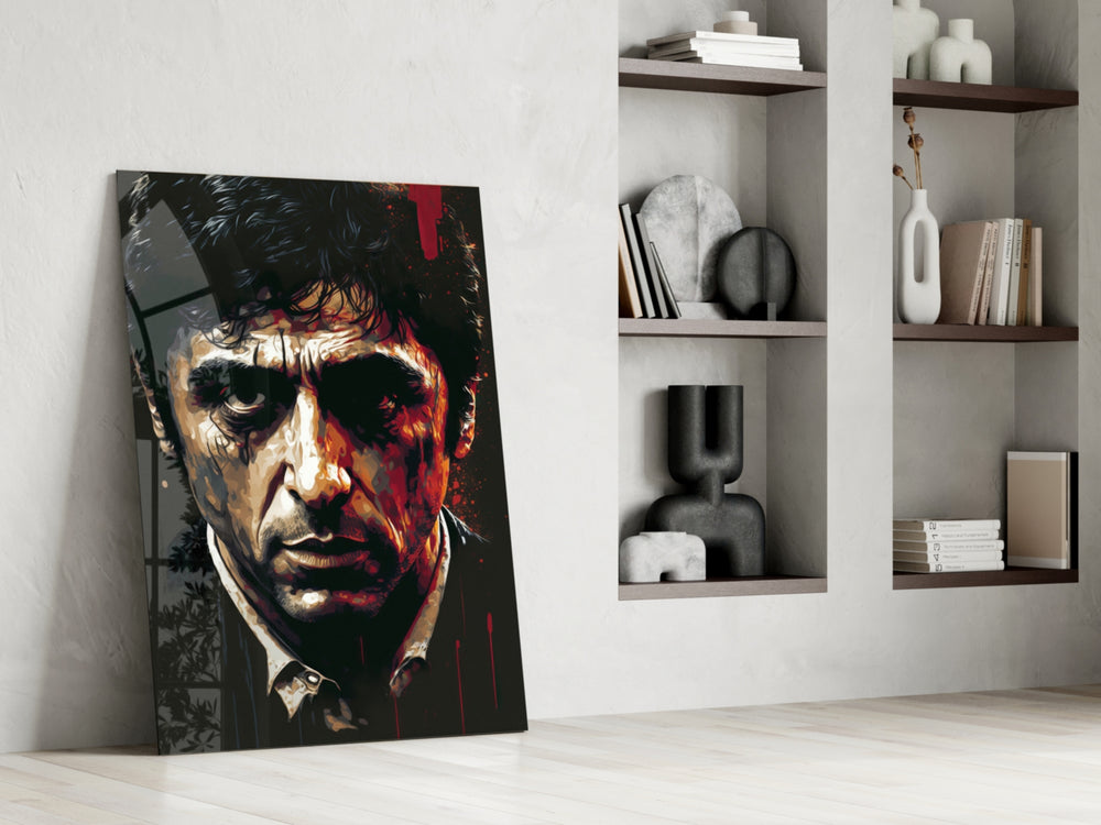 Cinematic Mob Icon Glass Wall Art || Designer Collection
