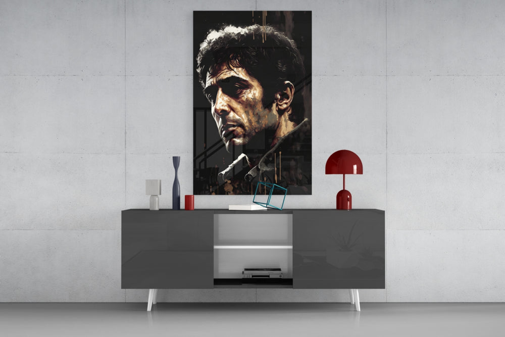 Cinematic Mob Icon Glass Wall Art || Designer Collection