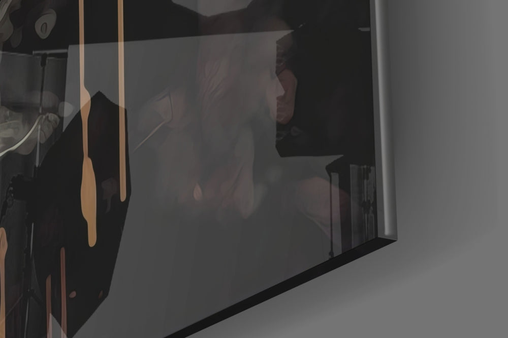 Cinematic Mob Icon Glass Wall Art || Designer Collection
