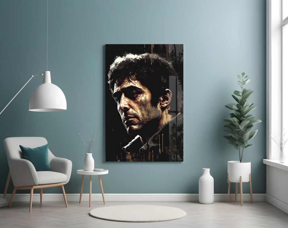 Cinematic Mob Icon Glass Wall Art || Designer Collection