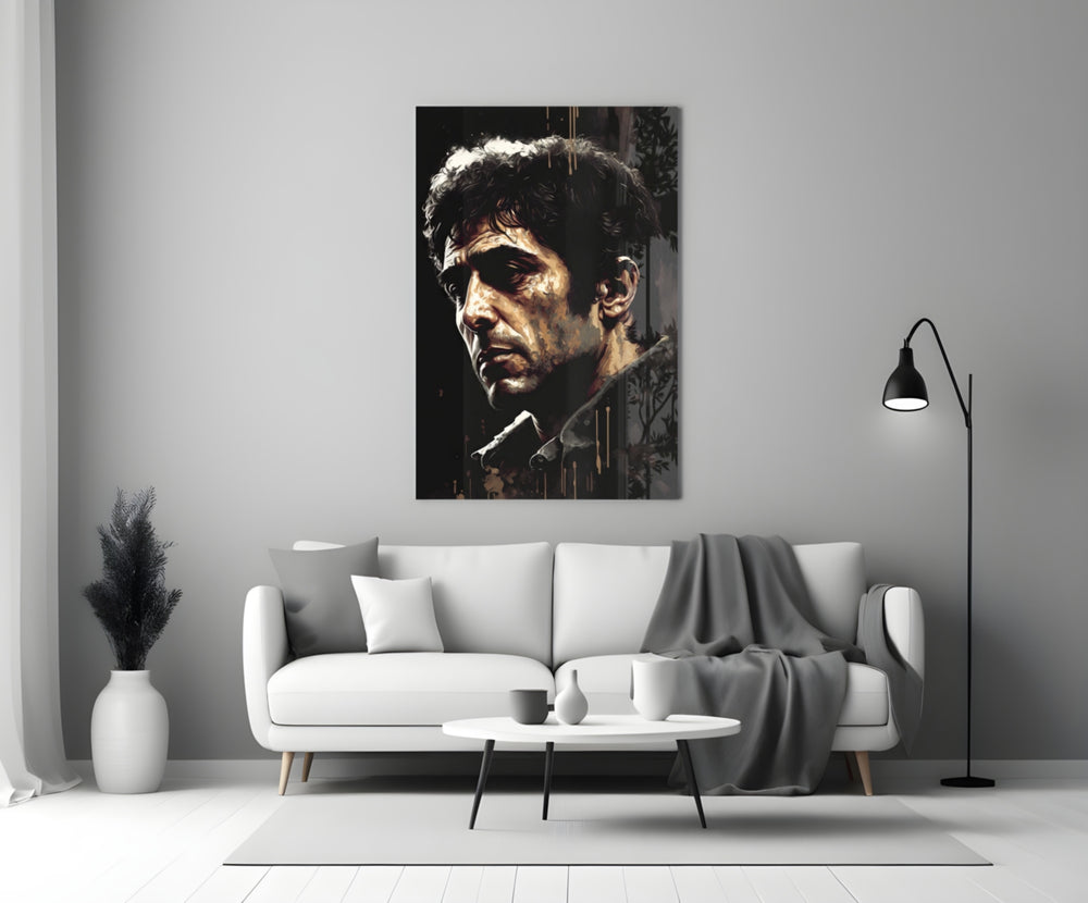 Cinematic Mob Icon Glass Wall Art || Designer Collection
