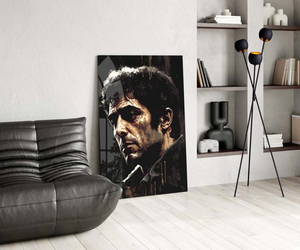 Cinematic Mob Icon Glass Wall Art || Designer Collection