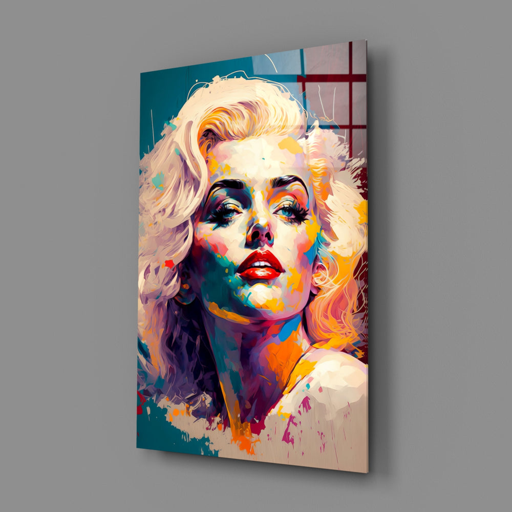 Expressionist-Hollywood panel bringing painterly chaos to a contemporary loft