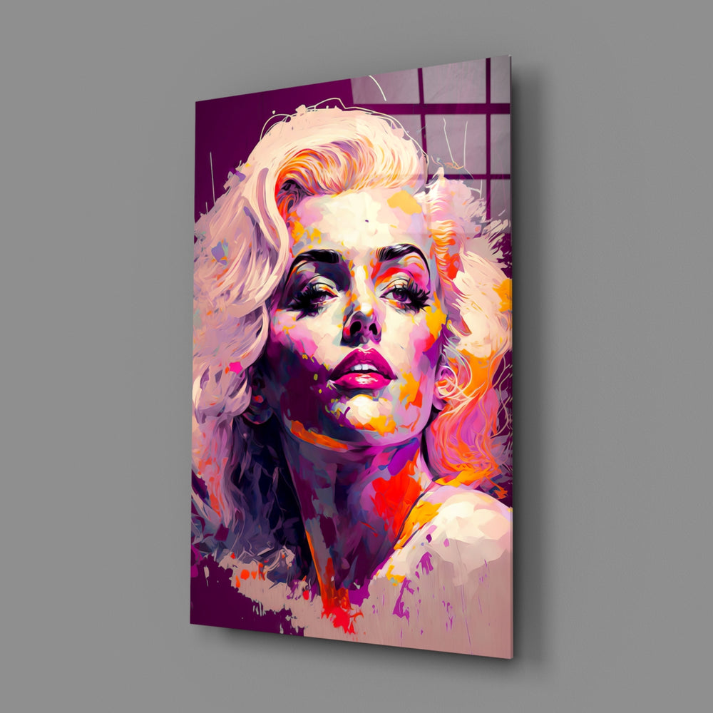 Expressionist-Hollywood panel bringing painterly chaos to a contemporary teen lounge