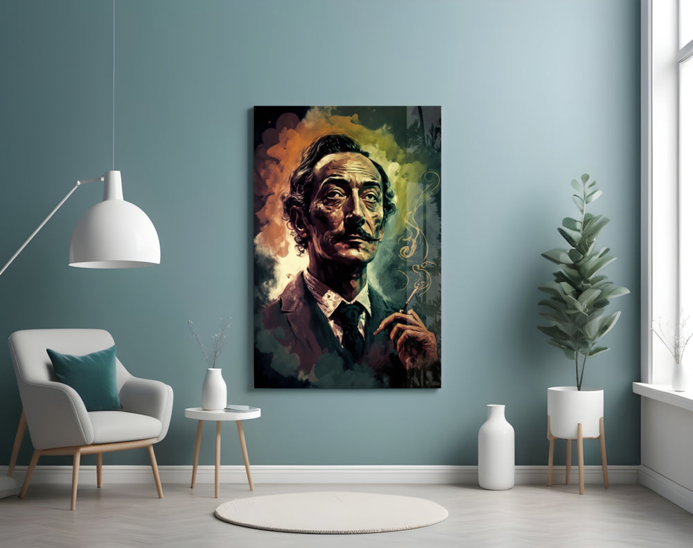 Surrealist Dreamscape Glass Wall Art || Designer Collection