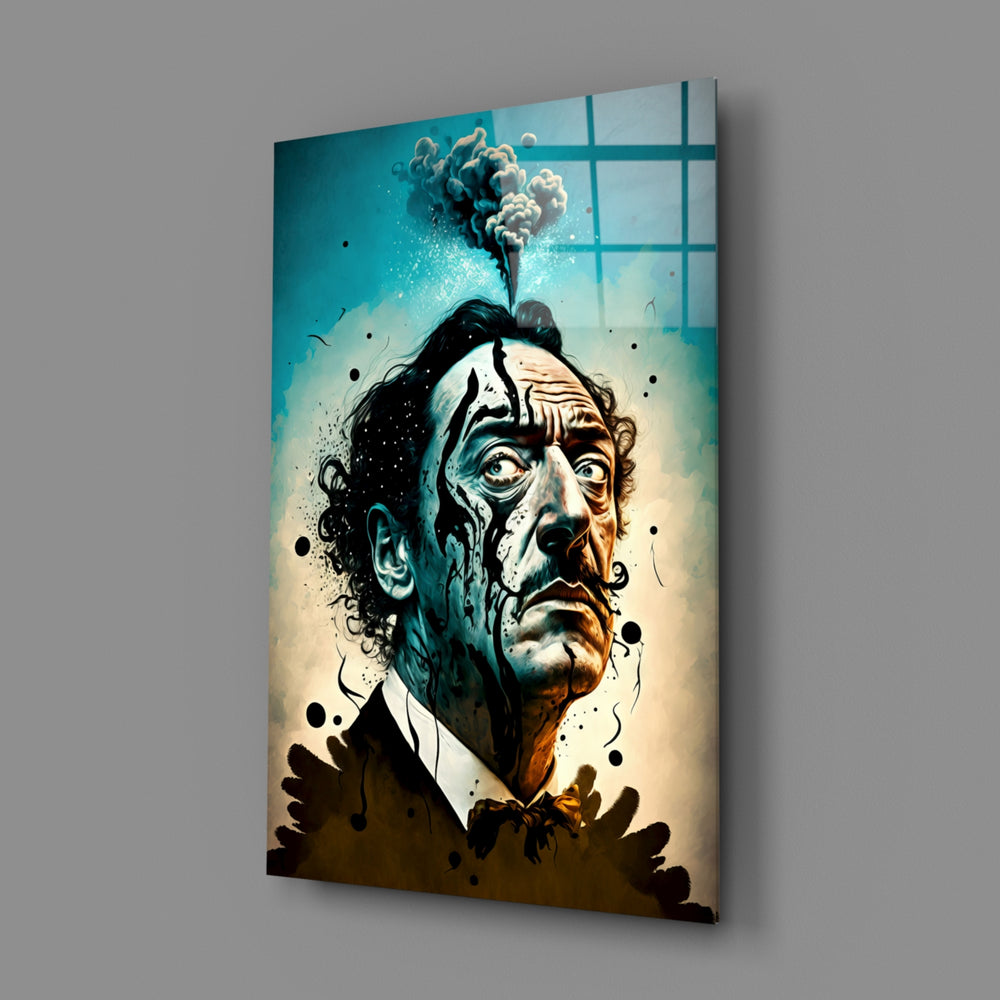 Surreal-master panel bringing dreamlike tension to a contemporary creative studio