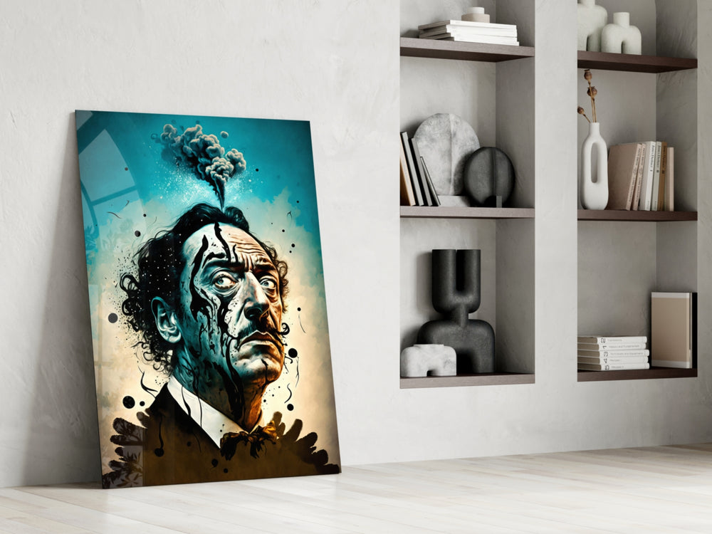 Surrealist Dreamscape Glass Wall Art || Designer Collection