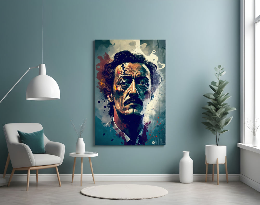 Surrealist Dreamscape Glass Wall Art || Designer Collection